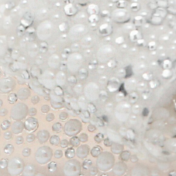 NEW BETSEY JOHNSON Patti Faux Pearl Slingback Heels With Bow in Pearl 825 3m7 - Picture 9 of 12